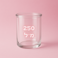 ערכת יום הולדת - להכנת 10 נרות גדולים בכוס זכוכית - צבעוניים וריחניים