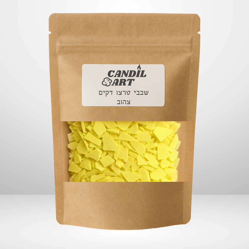 שבבי טרצו דקים- צהוב