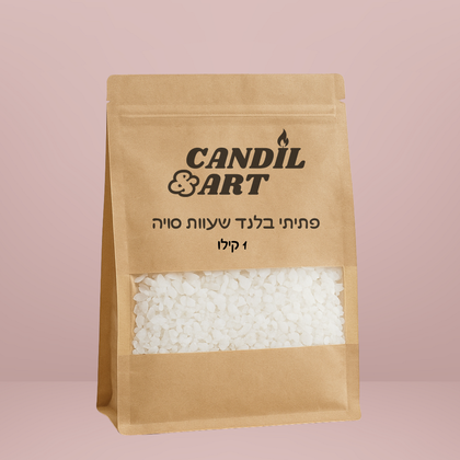 פתיתי שעוות בלנד סויה לנרות