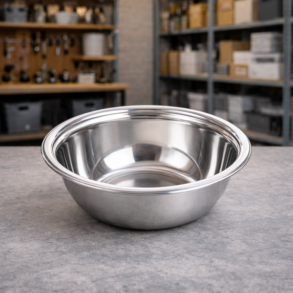 קערת נירוסטה - מושלמת לבטון/גבס - קלה לניקוי