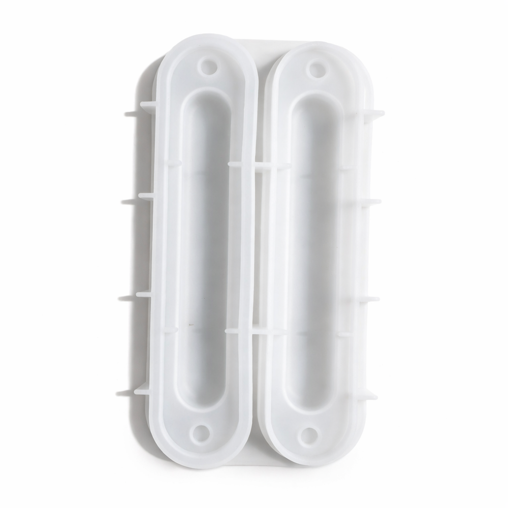 תבנית סיליקון מזוזה עם פינות מעוגלות שתי חלקים