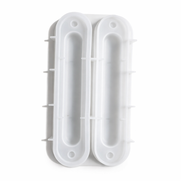 תבנית סיליקון מזוזה עם פינות מעוגלות שתי חלקים