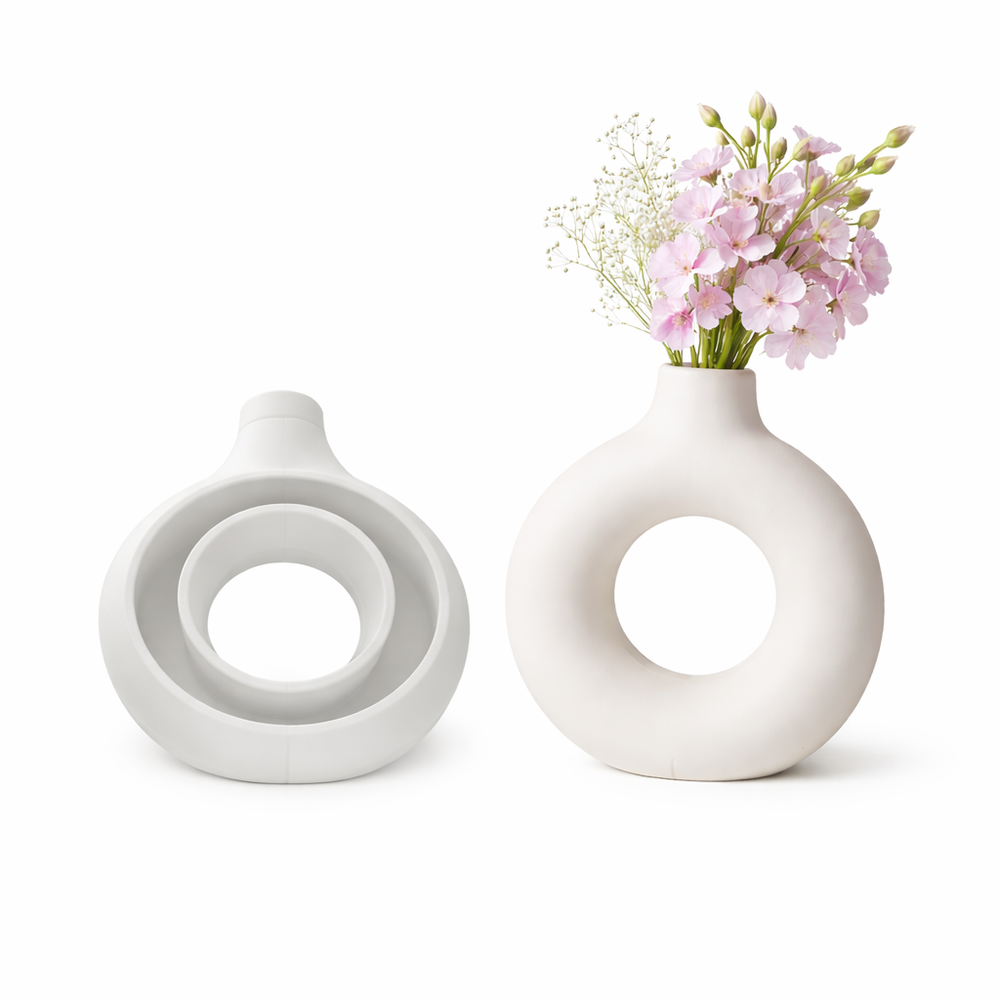 תבנית סיליקון - אגרטל דקורטיבי