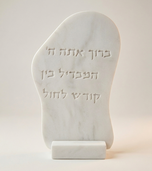 תבנית סיליקון בעבודה יד - מעמד הבדלה